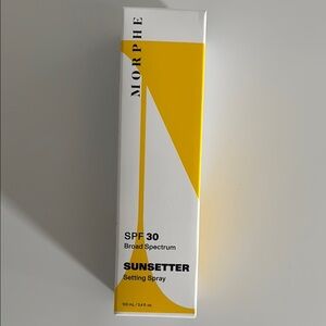 Morphe Sunsetter SPF 30 Setting Spray - new in box! Never opened